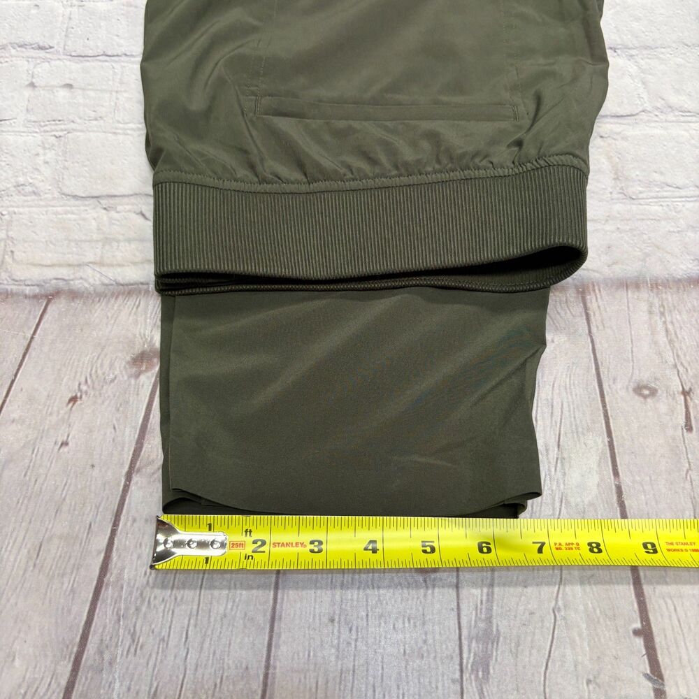 Athleta Brooklyn Mid Rise Ankle Utility Pants Size 14 Aspen Olive SP24 D132 -16 - Picture 8 of 16